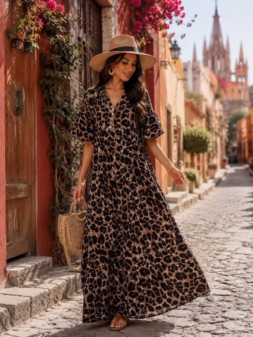 VESTIDO ANIMAL PRINT