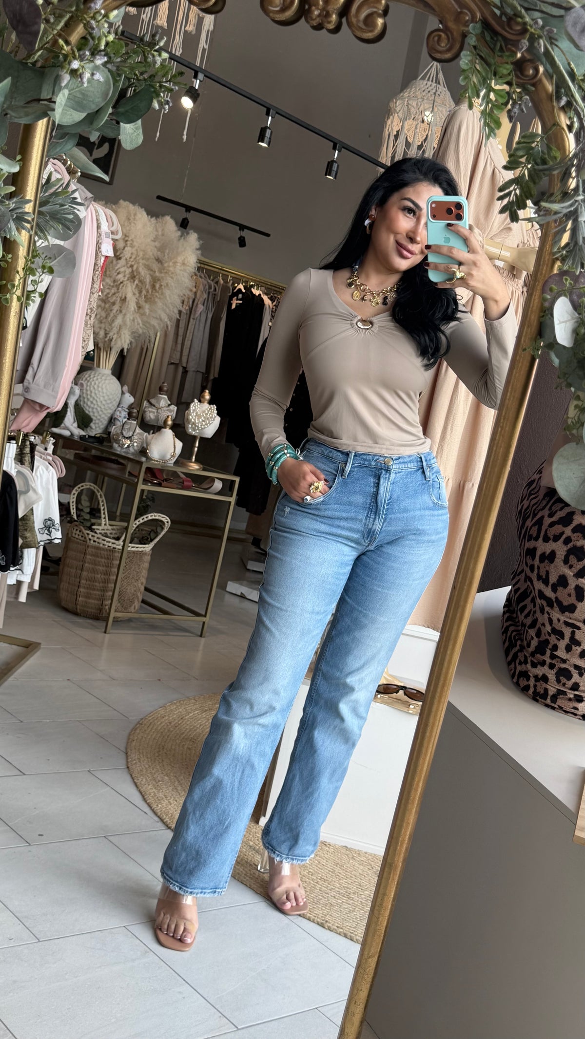 BLUSA LICRA BEIGE