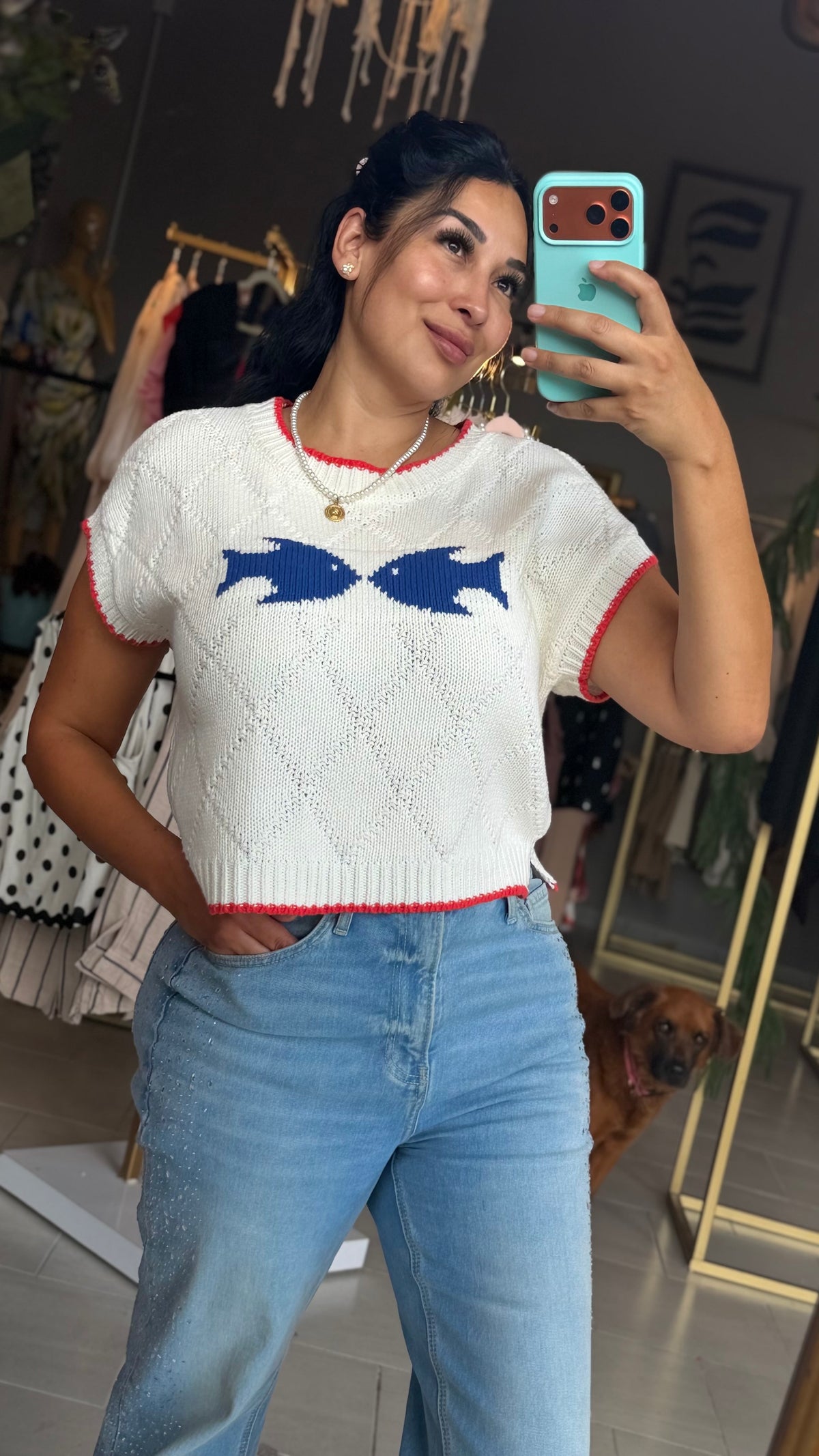 BLUSA PUNTO PEZ