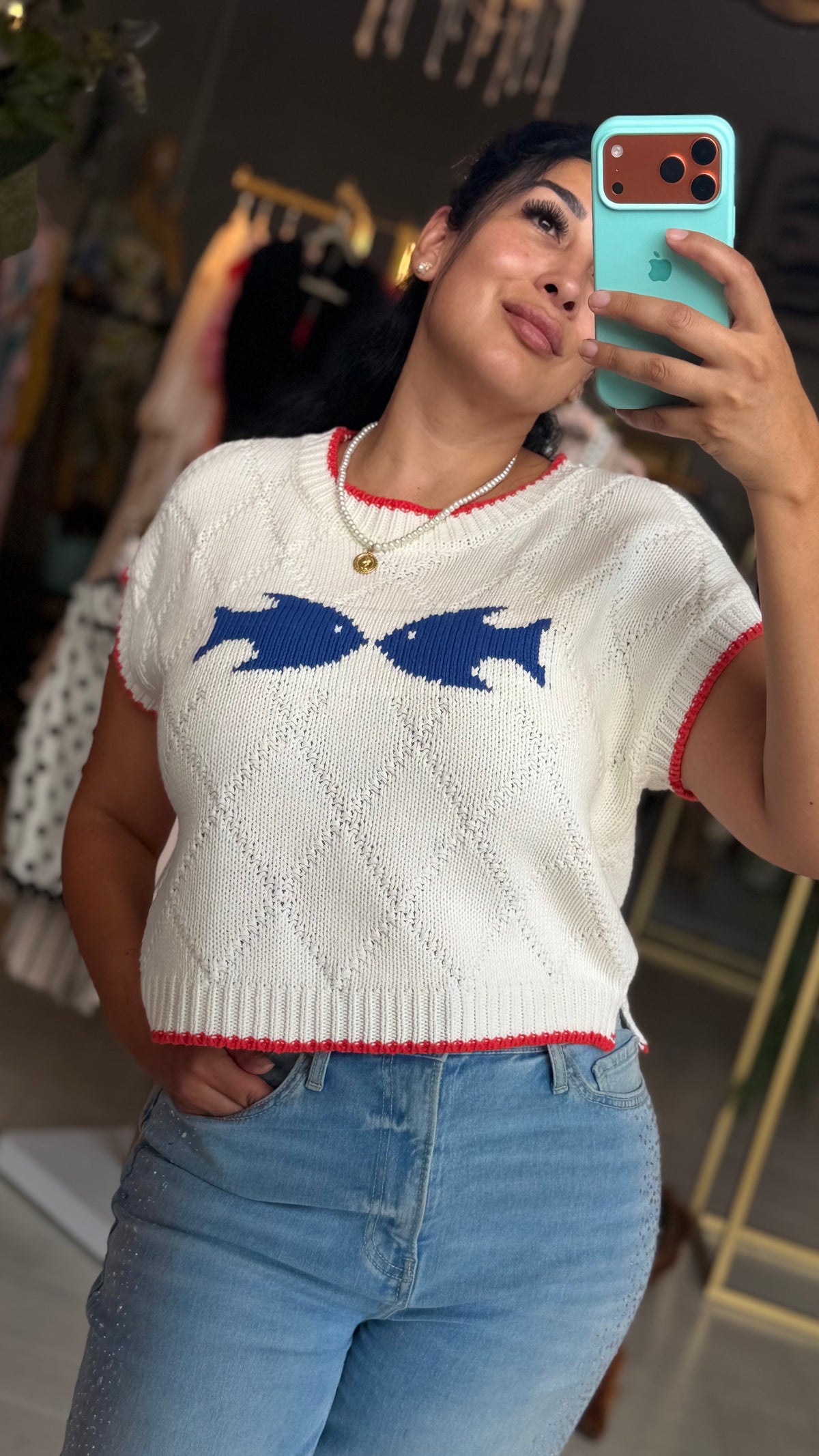 BLUSA PUNTO PEZ