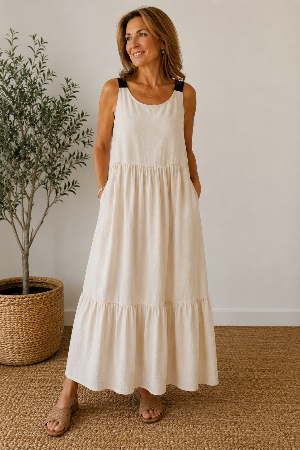 VESTIDO IVORY FRESCO